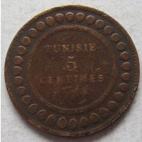 Тунис 10 сантимов 1310 (1893) - редкая!