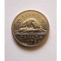 Канада 5 центов 1979 г