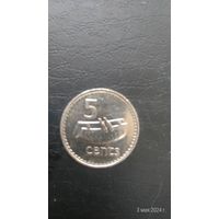 Фиджи 5 центов 1990