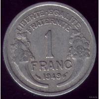 1 Франк 1949 год Франция