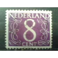 Нидерланды 1957 Стандарт, цифра 8