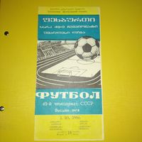 Торпедо  Кутаиси -Динамо Минск 2.03.1986