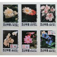 Корея / КНДР /1991/ Цветы / / 6 марок