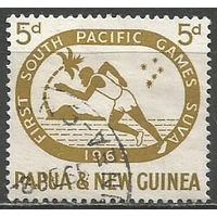Папуа Новая Гвинея. Южно-Тихоокеанские спортигры. 1963г. Mi#50.