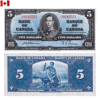 [КОПИЯ] Канада 5 долларов 1937г.