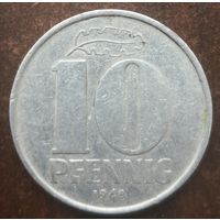 ГДР 10 пфеннигов 1968