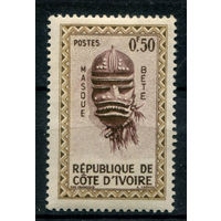 Кот д'Ивуар - 1960г. - маски, 0,5 F - 1 марка - MNH. Без МЦ!