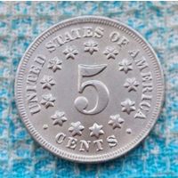 США 5 центов 1867 года. Новогодняя распродажа!