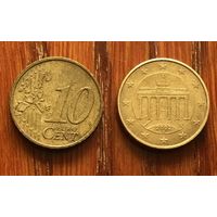 Германия, 10 евроцентов 2002 (F)