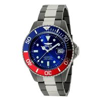 Часы Invicta Pro Diver Titanium Automatic Pepsi Bezel 45 мм. Полностью из титана, новые, механика, водостойкость 200 м.