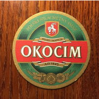 Подставка под пиво "Okocim" (Польша) No 2