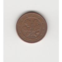 1 евроцент Германия 2004 D Лот 8243