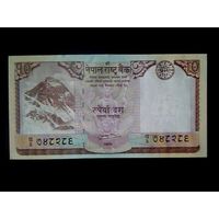 Банкноты.Азия.Непал 10 Рупий 2010.