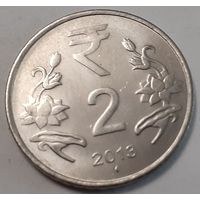 Индия 2 рупии, 2013 (5-1-10)