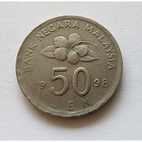 Малайзия 50 сенов, 1998