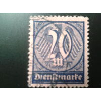 Германия 1922 служебная марка