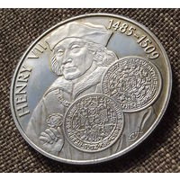 Фолклендские острова. 50 пенсов 2001. Генри VII
