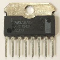 UPC1242H. NEC Japan. Усилитель мощности звуковой частоты 7W. mPC1242H. PC1242H. uPC1242 mPC1242. PC1242