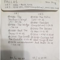 CD MP3 выборочная дискография PALLAS на 2 CD (1984 - 2018)