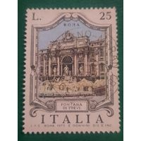 Италия 1973. Рим. Фонтан di Trevi