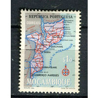 Португальские колонии - Мозамбик - 1954 - Карта 10С - [Mi.441] - 1 марка. MH.  (LOT ET31)-T10P5