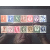 Англия 1958-67  Королева Елизавета 2  14 марок