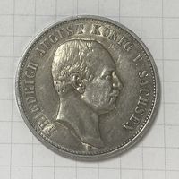 3 Марки Саксония Германия 1909 год серебро 900 проба