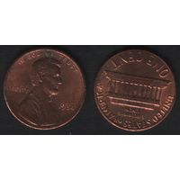 США km201b 1 цент 1984 год (-) (f2