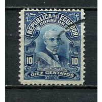 Эквадор - 1915/1928 - Габриель Гарсия Морено 10С - [Mi.212] - 1 марка. Гашеная.  (LOT ET40)-T10P5