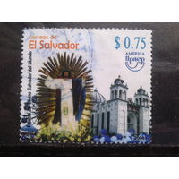 Сальвадор, 2008. Божественный Спаситель мира, Mi-3,00 евро гаш.