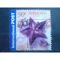 Австралия 2002 Поздравительная марка Михель-1,2 евро гаш