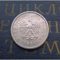 1 злотый 1991 Польша #01