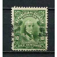 Эквадор - 1915/1928 - Габриель Гарсия Морено 10С - [Mi.213] - 1 марка. Гашеная.  (LOT ET41)-T10P5