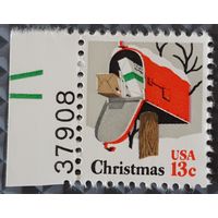 1977 Рождественские марки США