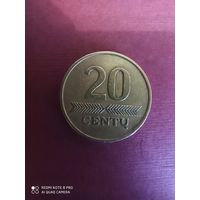 20 центов 1997, Литва