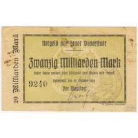 20 миллиардов марок 1923 г... 20 Milliarde Mark  Duderstadt