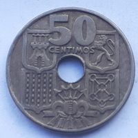Испания 50 сентимо, 1949 (3-9-135)