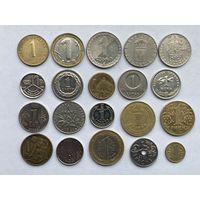 Набор европейских монет -1(единомышленники ) одним лотом
