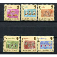 Гернси (Великобритания) - 2004 - 800-летие Англии - [Mi. 1012-1017] - полная серия - 6 марок. MNH.