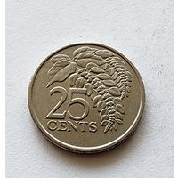 Тринидад и Тобаго 25 центов, 2001
