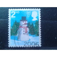 Англия 2006 Рождество, снеговик