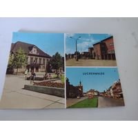 Немецкая открытка с видами города