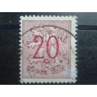 Бельгия 1951 Стандарт 20 сантимов