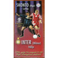 1998 Сконто - Интер