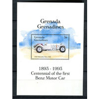 Гренада и Гренадины - 1993 - Старинные Автомобили - [Mi. bl. 295] - 1 блок. MNH.