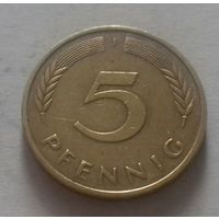 5 пфеннигов, Германия 1976 J