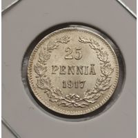 98. 25 пенни 1917 г. С короной