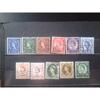 Англия 1958-67 Королева Елизавета 2   11 марок