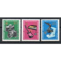 Лейпцигская осенняя ярмарка ГДР 1965 год серия из 3-х марок
