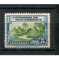 Португальские колонии - Мозамбик (Comp de Mocambique) - 1937 - Соломенные хижины 5С - [Mi.202] - 1 марка. MH.  (LOT EM17)-T10P50